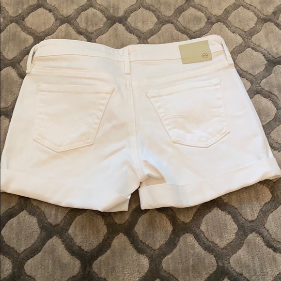 AG Adriano Goldschmeid The Hailey White Jean Short - Picture 13 of 14